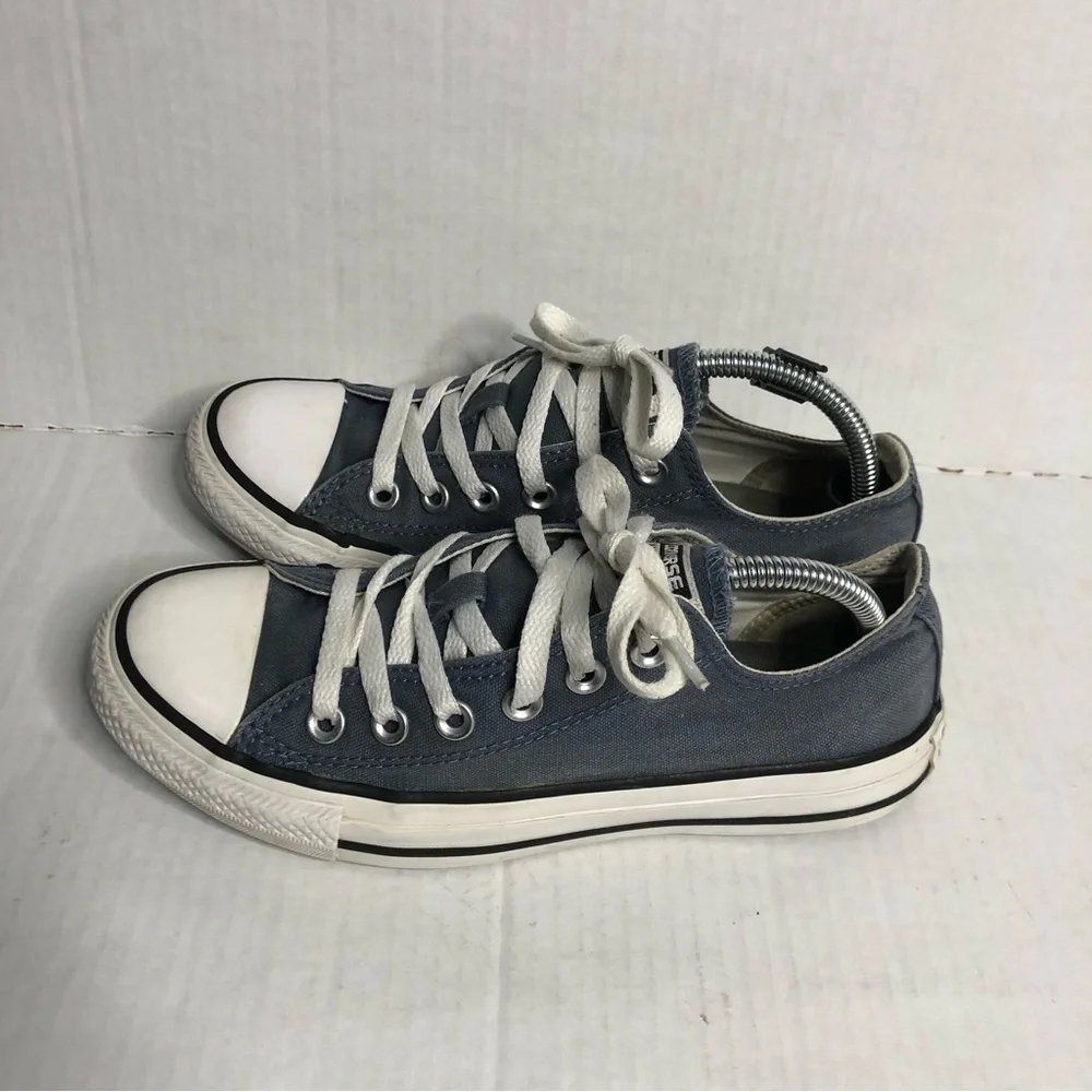 Converse Shoes All Stars Unisex Womens Size 7 Mens Sz 5 Gray Sneakers